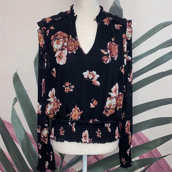 American Rag Floral Boho Blouse - Picture 2 of 12